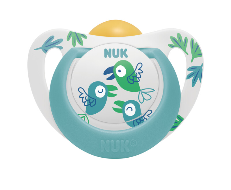 NUK - STAR Πιπίλα Latex 6-18m - 1τεμ.